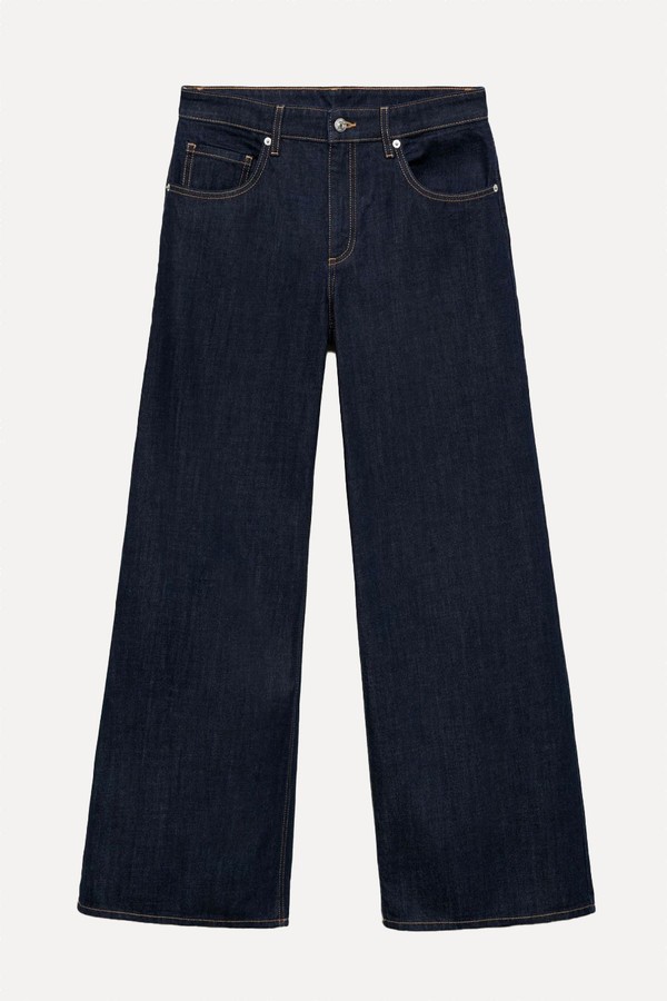 Low Waist Wide Leg Jeans from Mango