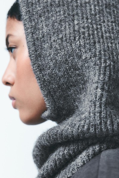 Ribbed Zip Balaclava from Zara