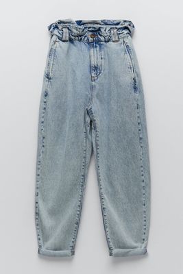 Baggy Paperbag Jeans from Zara