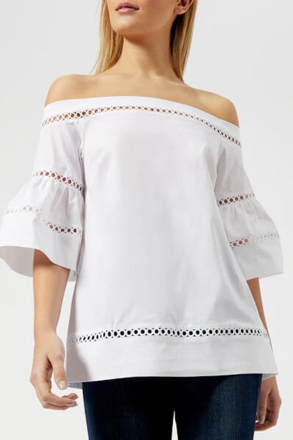 Women’s Off The Shoulder Trim Top from Michael Kors