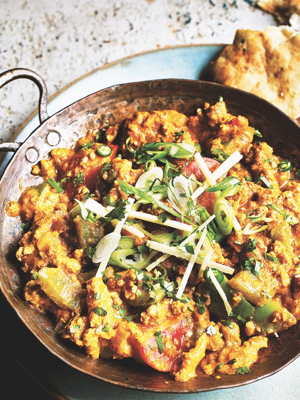 Chicken Keema Shimla Mirch