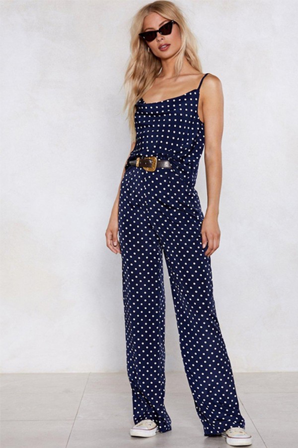 Just A Drop In The Ocean Polka Dot Pants 