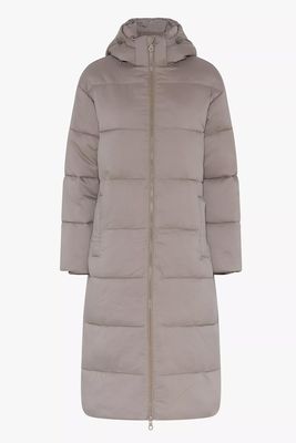 Plain Water Repellent Longline Puffer Jacket from Girlfriend Collective