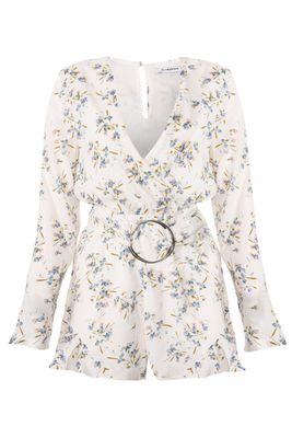 Belted Floral Playsuit from Glamorous