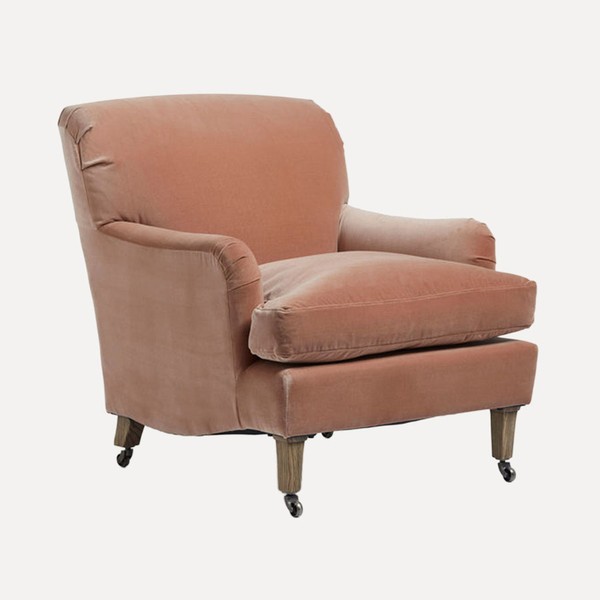 Coleridge Velvet Armchair from OKA