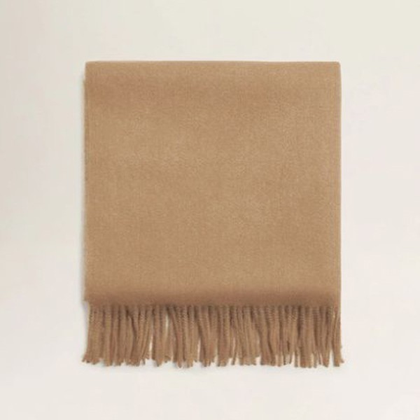 Fringed Edge Scarf from Mango