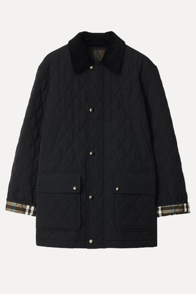 Quilted Nylon Barn Jacket