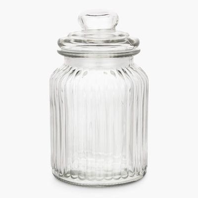 Ribbed Glass Jar from John Lewis & Partners