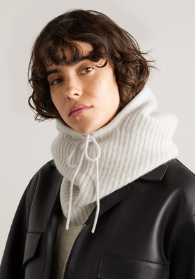 Ribbed Cashmere Snood from Portolano