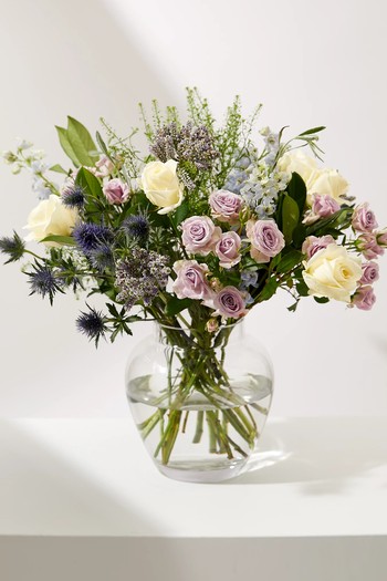 Delphinum & Rose Bouquet from Marks & Spencer