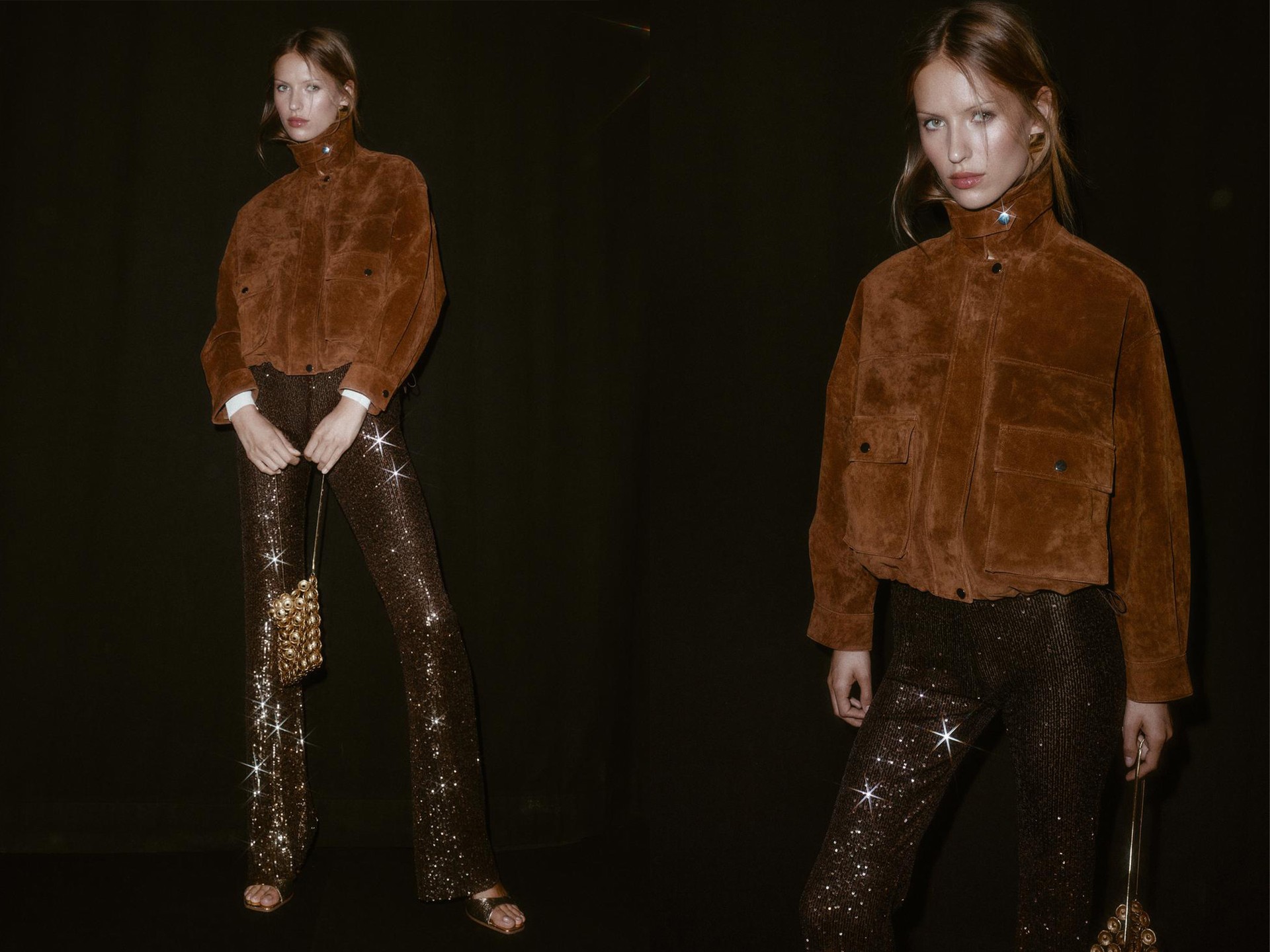 100% Leather Bomber Jacket