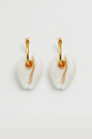 Shell Earrings from Mango