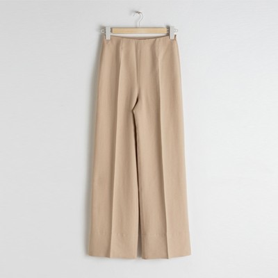 Wide Lyocell Blend Trousers from & Other Stories