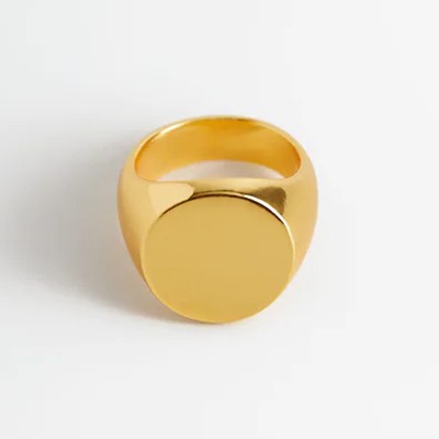 Metallic Seal Ring from Mango