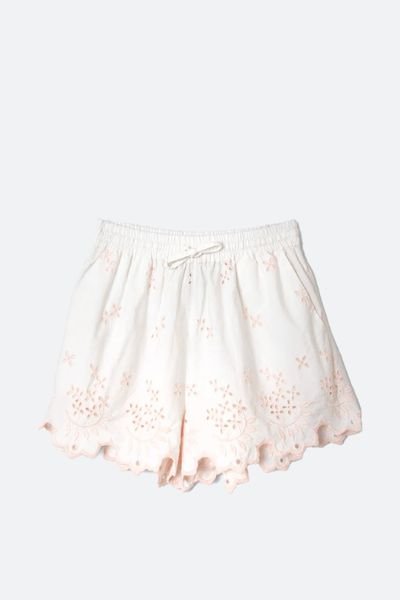 Lana Broderie Anglaise Cotton Shorts from Damson Madder