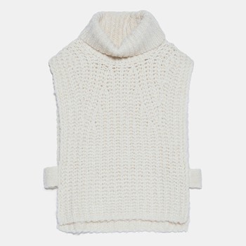 Wool Alpaca Blend Vest from Zara