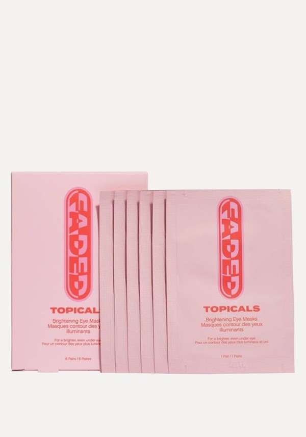 Set Of 6 Faded Under Eye Masks 