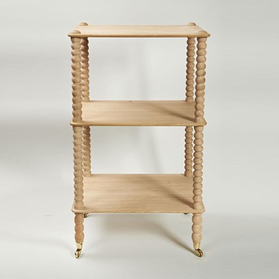 Oak Bobbin 3 Tier Table from Westenholz