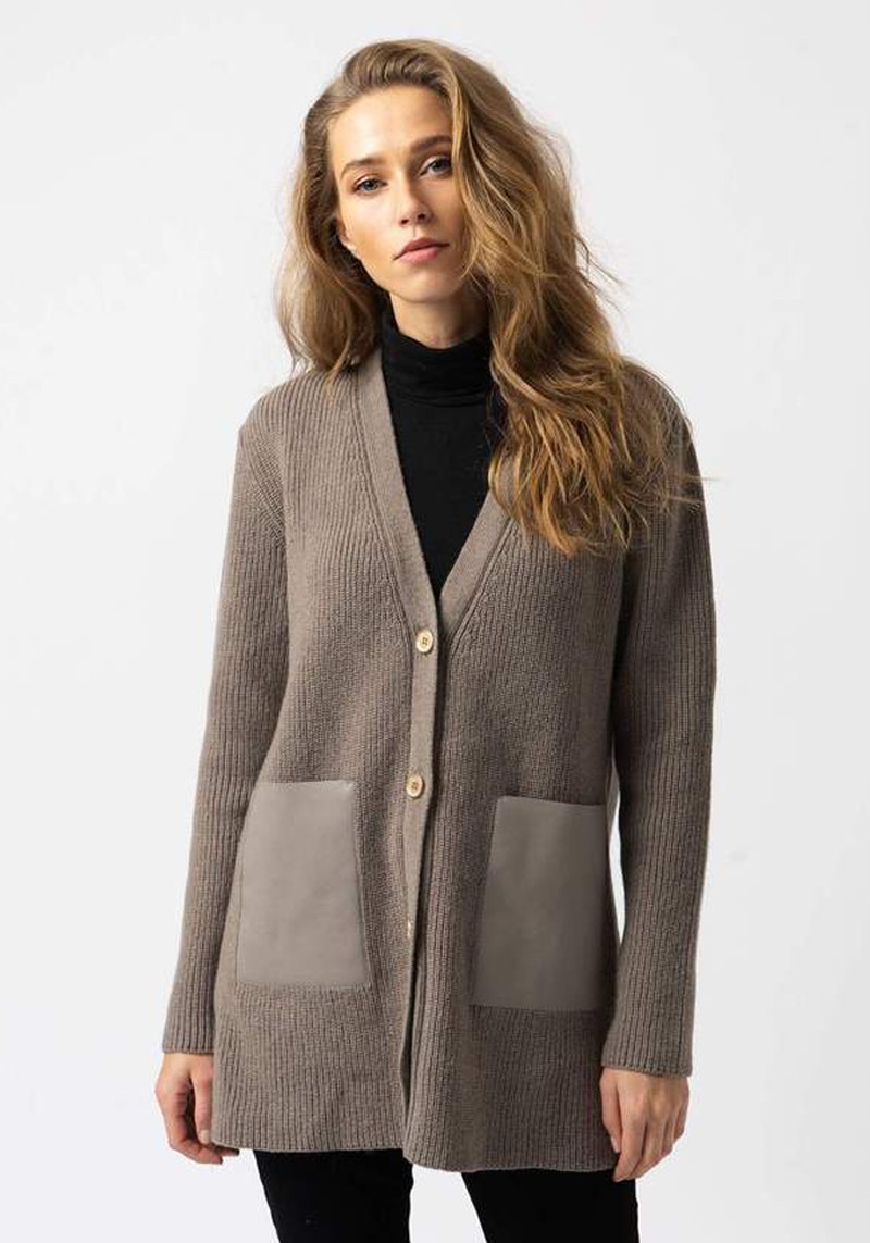 Rib Knit Cardigan