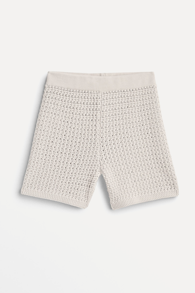 Crochet Knit Shorts from Massimo Dutti