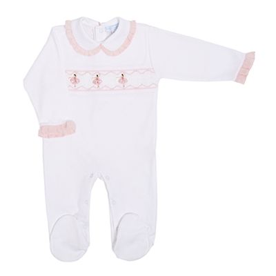 Smocked Babygrow from Mini La Mode