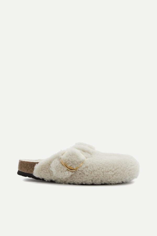 Boston Teddy Shearling Sliders from Birkenstock