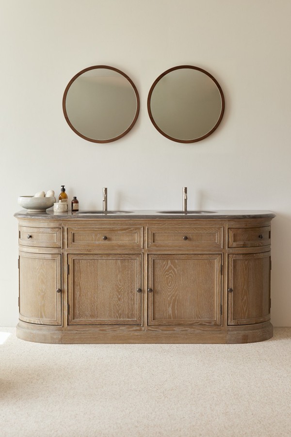 Louise Oak & Stone Vanity Unit from Tikamoon