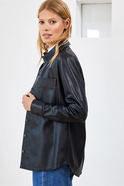 Rachel Leather Shirt from Baukjen