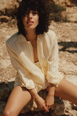 The Boyfriend: Linen Shirt, £100 | With Nothing Underneath