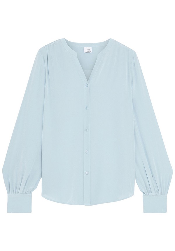Henrietta Gathered Silk Crepe De Chine Blouse from Iris & Ink