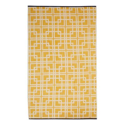 Geometric Maze Towel from Linea