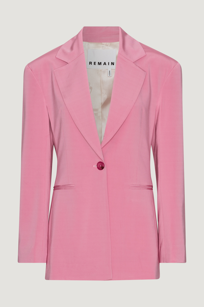 Silky Jersey Boxy Fitted Blazer