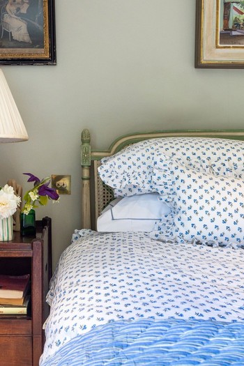 Blue Ditsy Duvet Cover, £135 | Sarah K