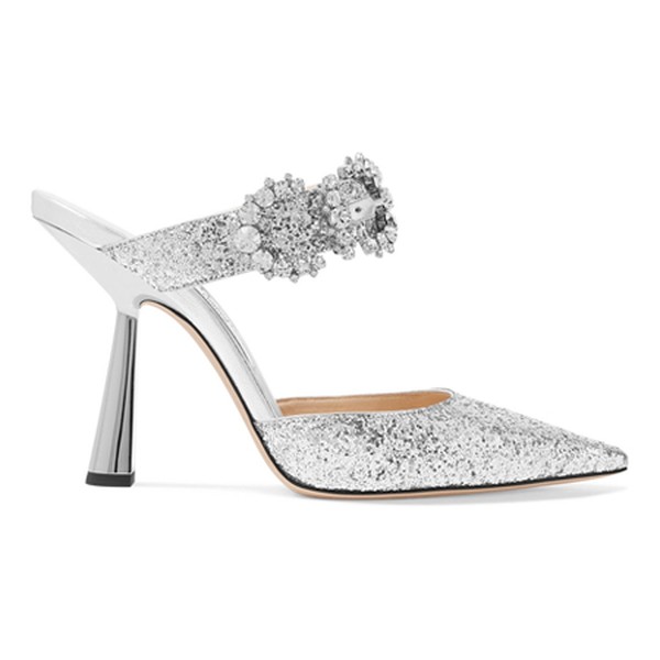 Smokey 100 Glitter Mules from Jimmy Choo