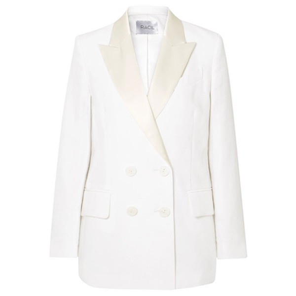 Satin-Trimmed Blazer from Racil