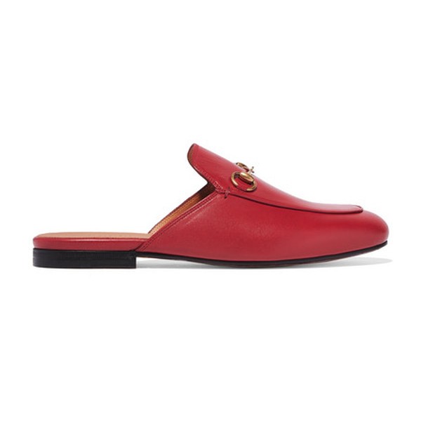 Princetown Horsebit-Detailed Leather Slippers from Gucci