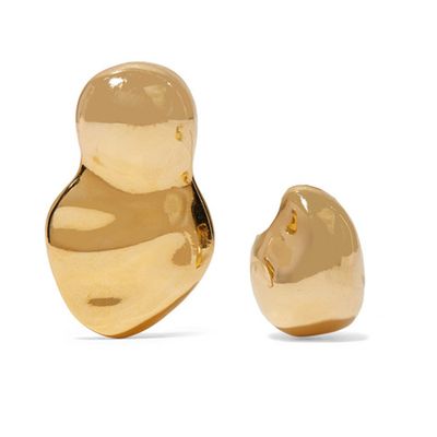 Rêve Naissant Gold-Plated Earrings from Mounser