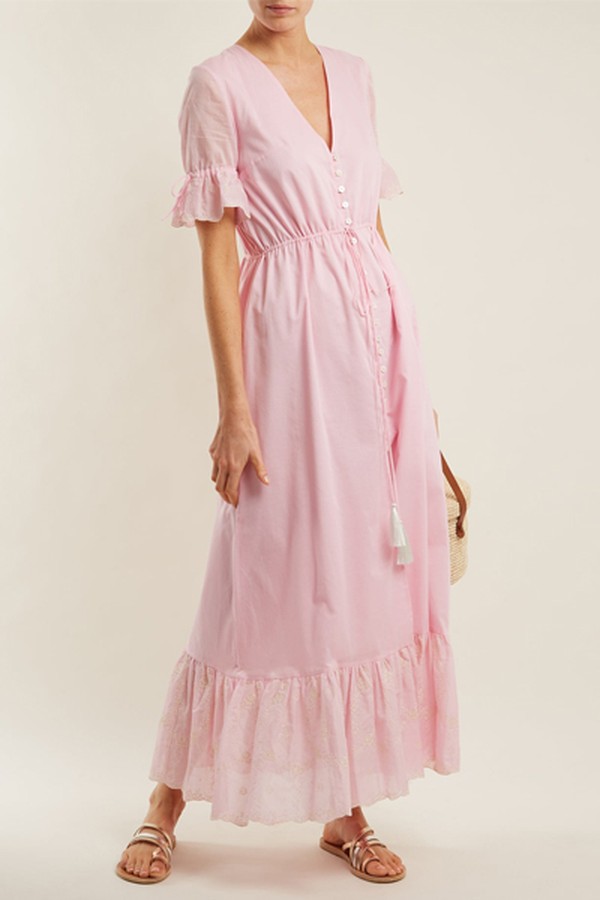 Julia Button-Front Dress from Athena Procopiou