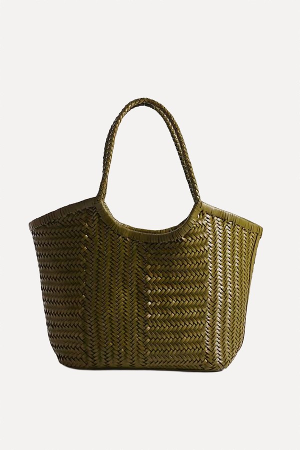 Leather Weave Basket Bag from ASOS DESIGN