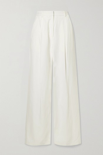 Cadar Twill Wide-Leg Pants from LouLou Studio