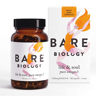 Life & Soul Pure Omega 3 Mini Capsules from Bare Biology