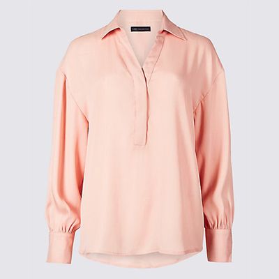 Popover Long Sleeve Blouse