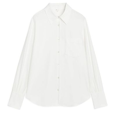 Silk Straight-Cut Blouse from Arket