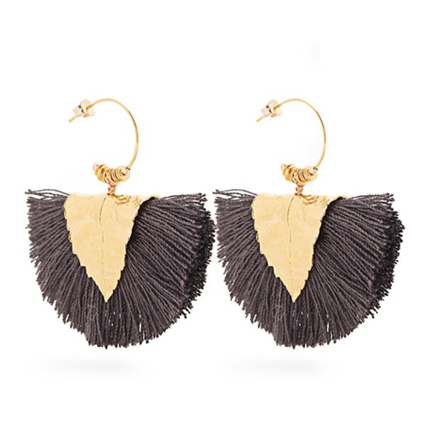 Agia Tassel-Drop Gold-Plated Earrings