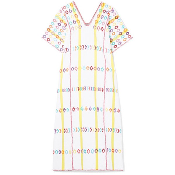 Striped Cotton Kaftan from Pippa Holt