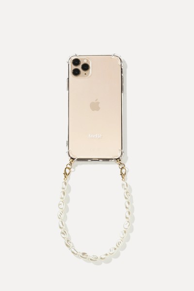 iPhone Phone Cord With Pearls from Ateljé