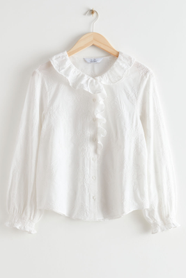 Relaxed Ruffle Blouse from & Other Stories