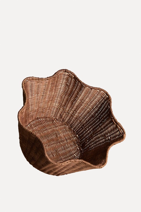 Rattan Scallop Bowl