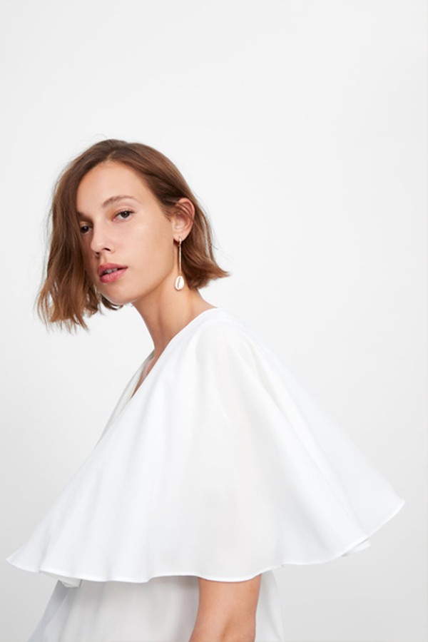 Cape Sleeve Top from Zara