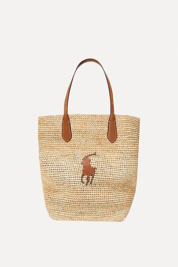 Big Pony Raffia Large Tote